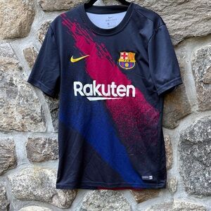 Nike Kids FC Barcelona Black, Blue, and Red Jersey